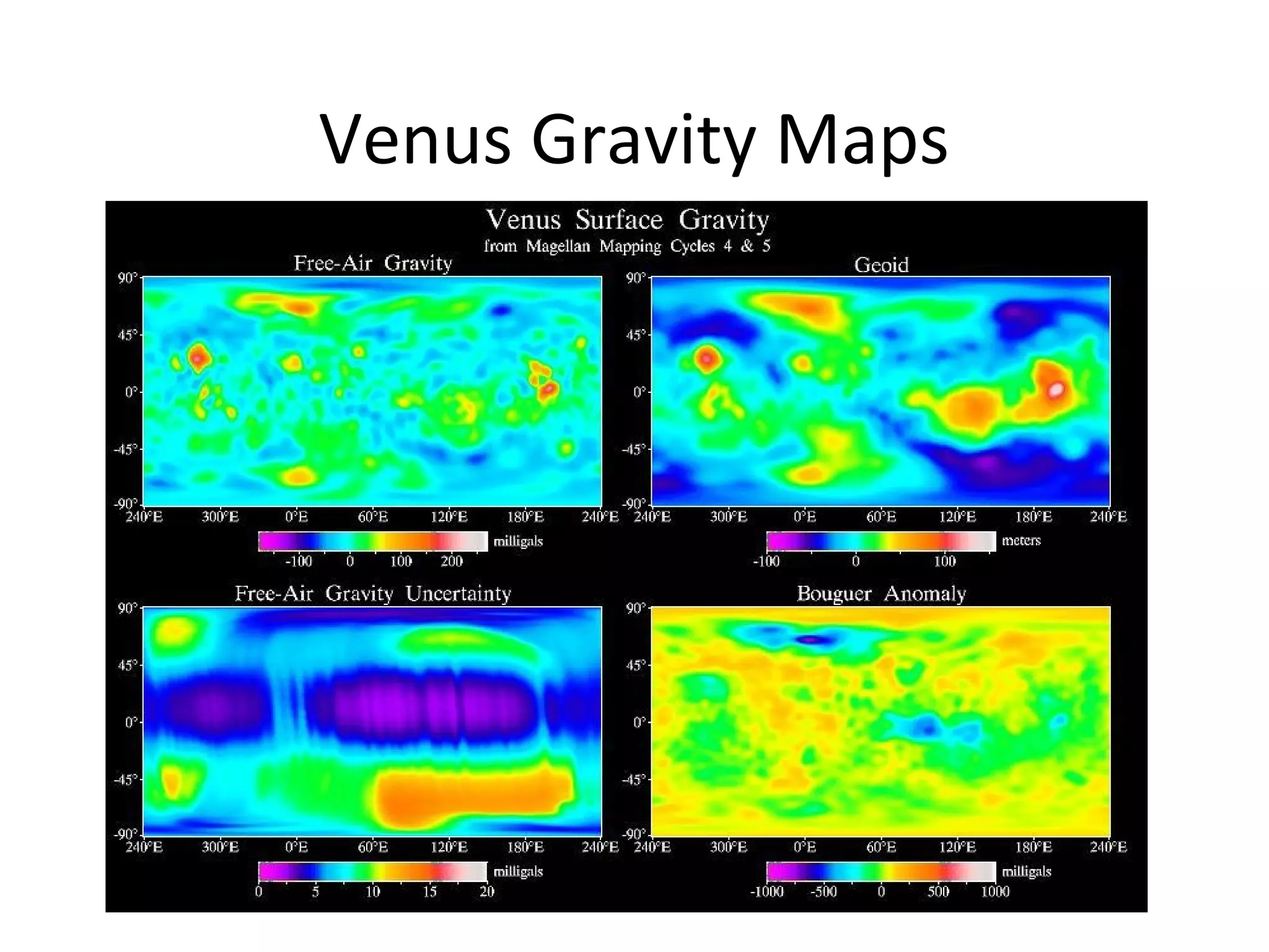 Venus Gravity Maps
 