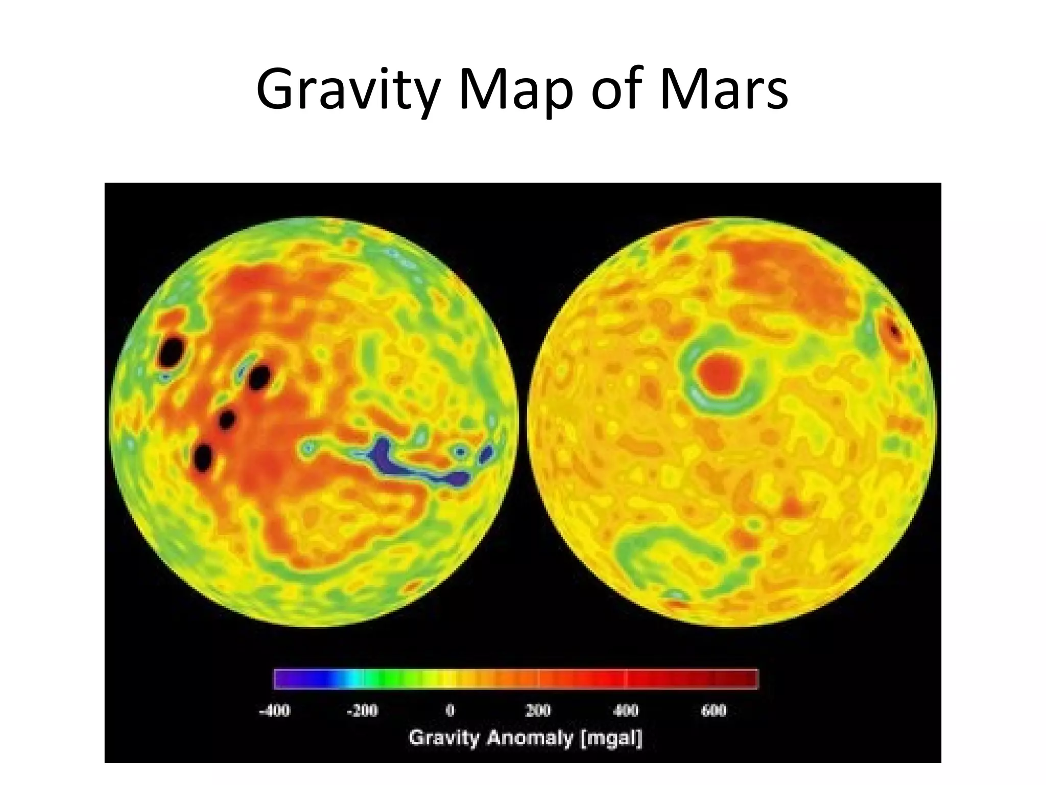 Gravity Map of Mars
 