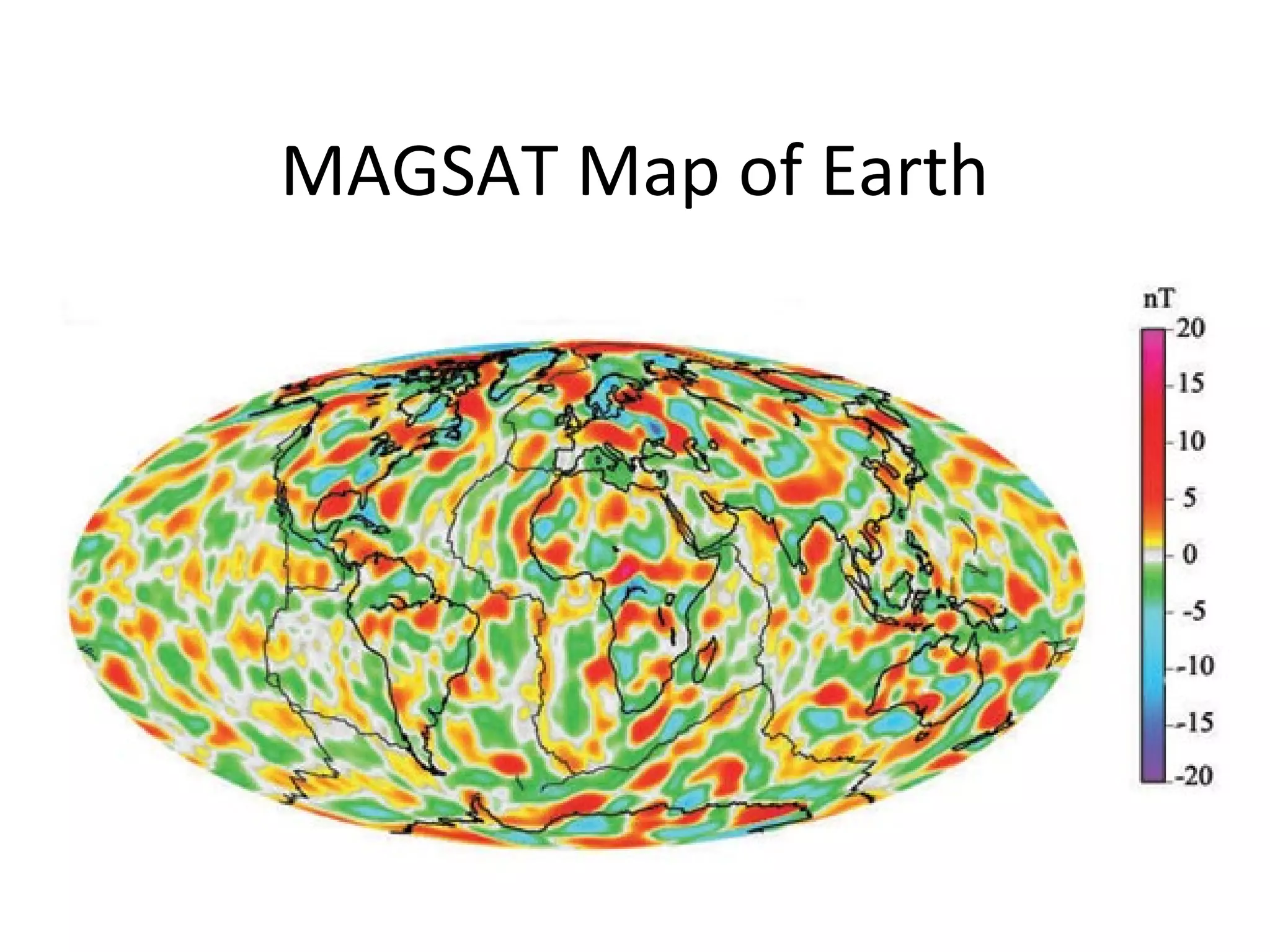 MAGSAT Map of Earth
 