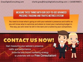 GraysDigitalConsulting.com charlie.gray@GraysDigitialConsulting.com | +16308789871
 