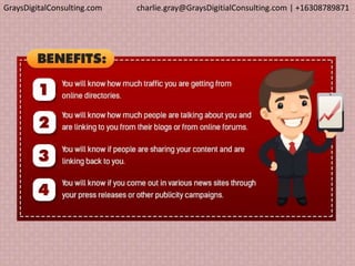 GraysDigitalConsulting.com charlie.gray@GraysDigitialConsulting.com | +16308789871
 