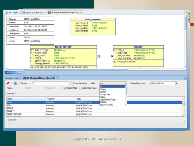 Top 10 Cool Features In Oracle Sql Developer Data Modeler