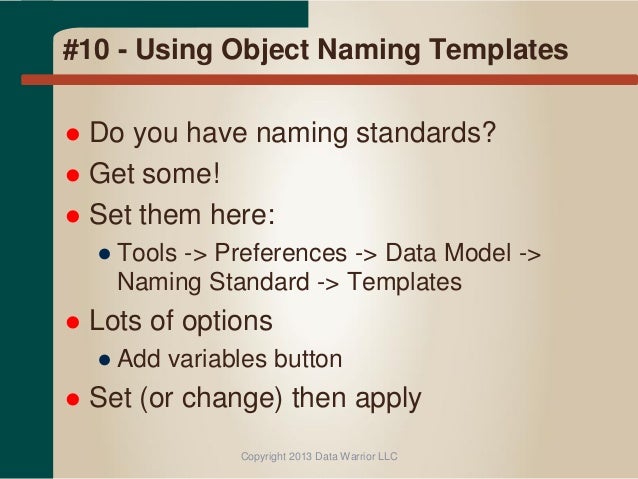 Top 10 Cool Features In Oracle Sql Developer Data Modeler
