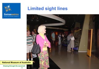 Limited sight lines National Museum of Australia 