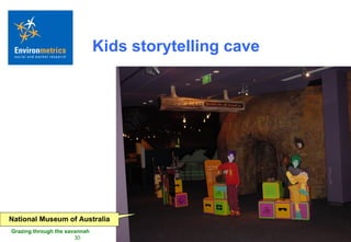 Kids storytelling cave National Museum of Australia 