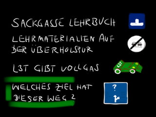 Lehrtexte als Bücher in der Sackgasse oder auf der Überholspur?