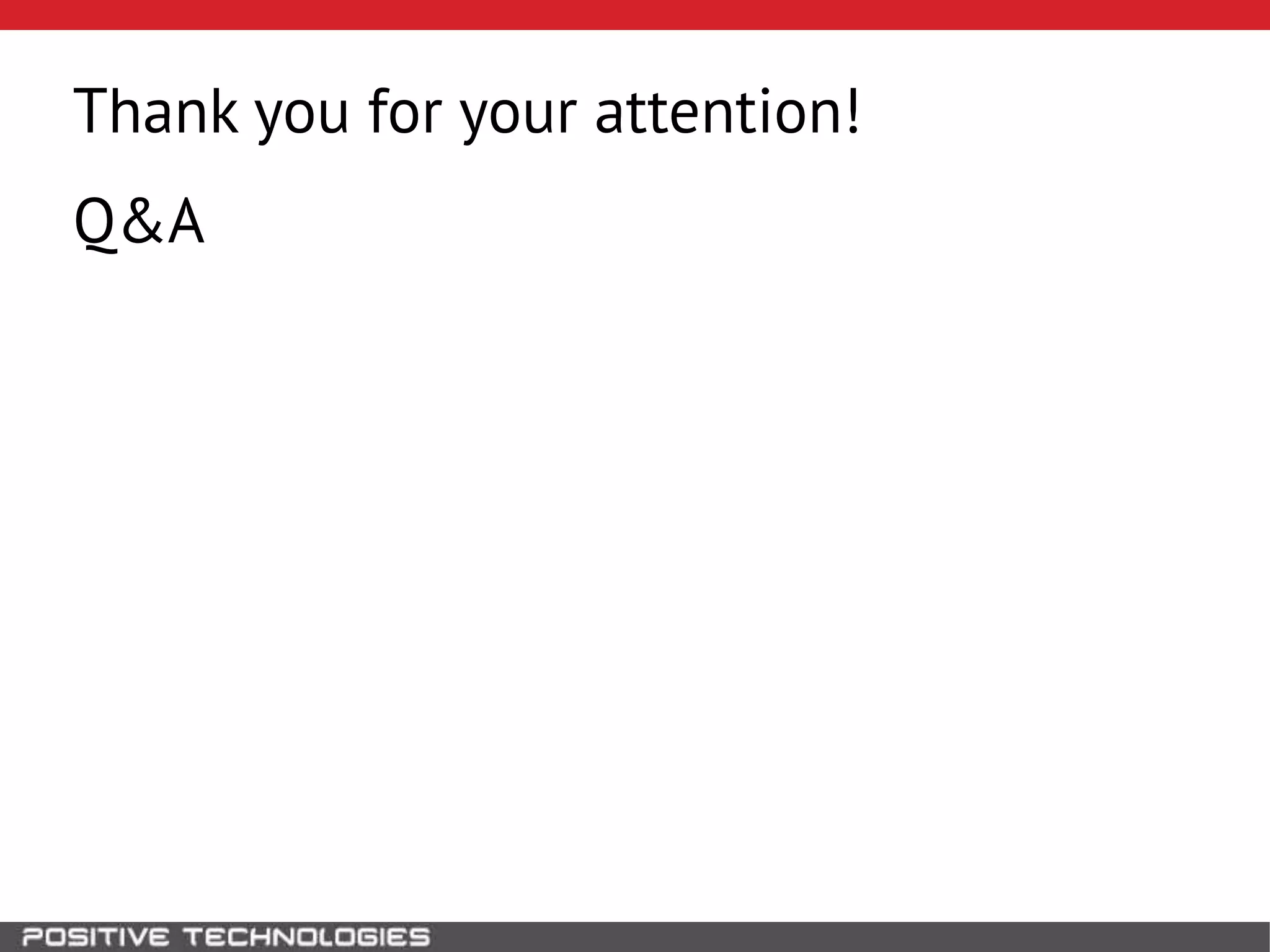 Thank you for your attention!
Q&A
 