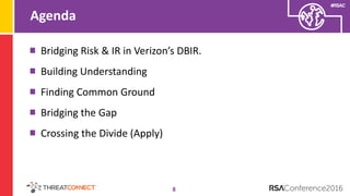 Bridging the Gap Between Threat Intelligence and Risk Management | PDF