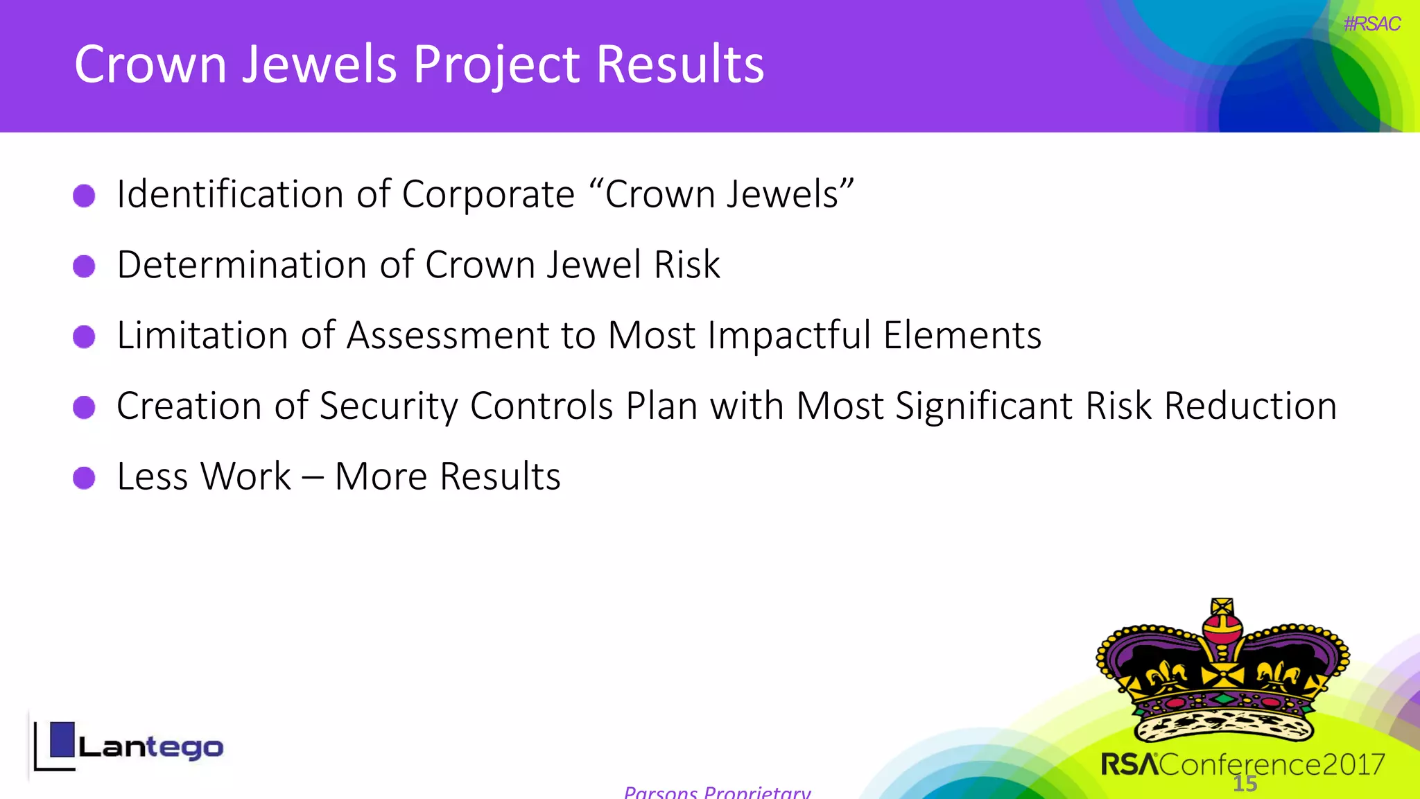 Crown jewels risk assessment Costeffective risk identification PPT