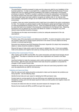 GRC access control access risk management guide | PDF
