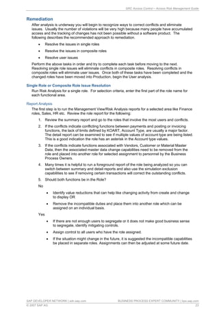 GRC access control access risk management guide | PDF