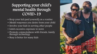 The impact of COVID-19 on Mental Health | PPTX