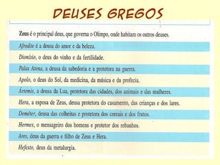 Deuses Gregos 