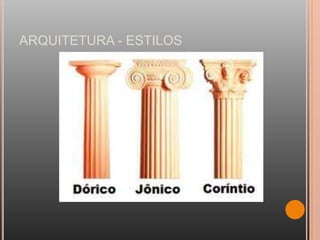 ARQUITETURA - ESTILOS
 