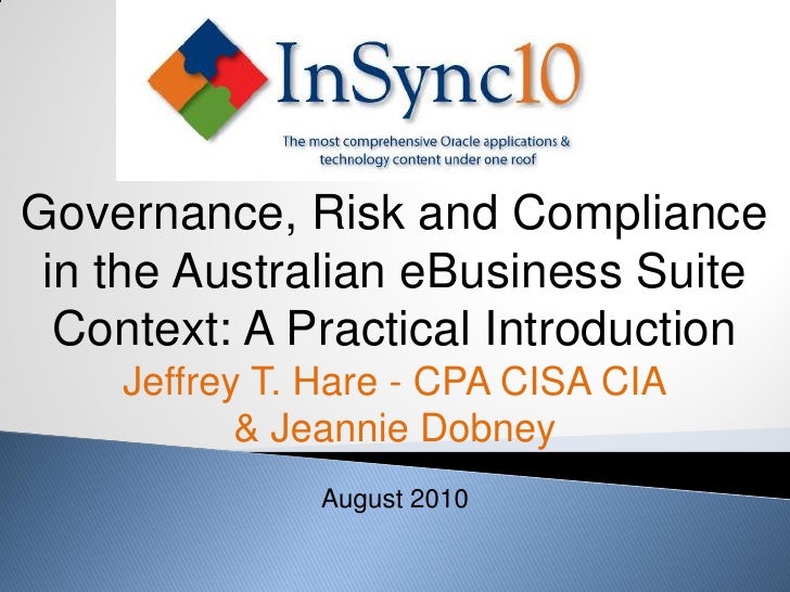 GRC in Australia slides