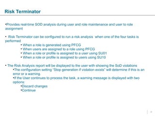 Terminator Screen Risk Analysis Access control_Emergency access management, access risk management_GRC ...