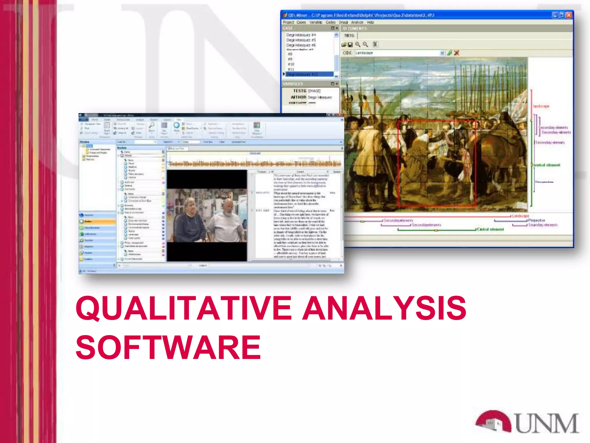QUALITATIVE ANALYSIS SOFTWARE 