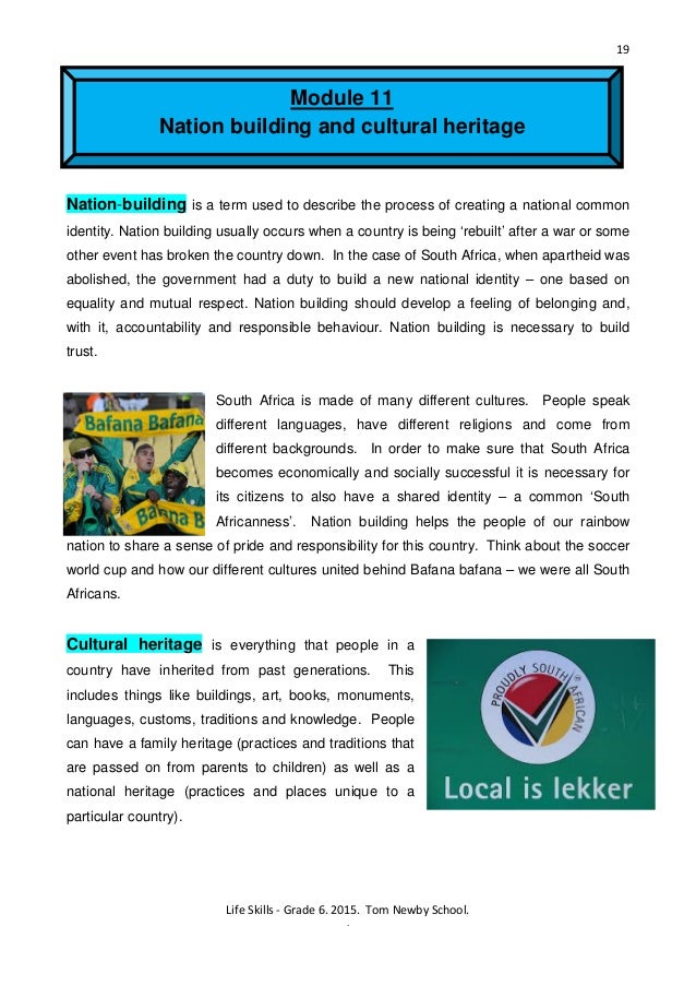 Grade 6 life skills exam papers and memos picture