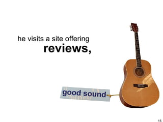 reviews, he visits a site offering 