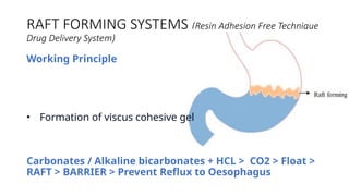 Gastro retention drig delivery system pptx | PPTX