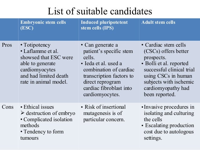 Pros And Cons Of Adult Stem Cells 15