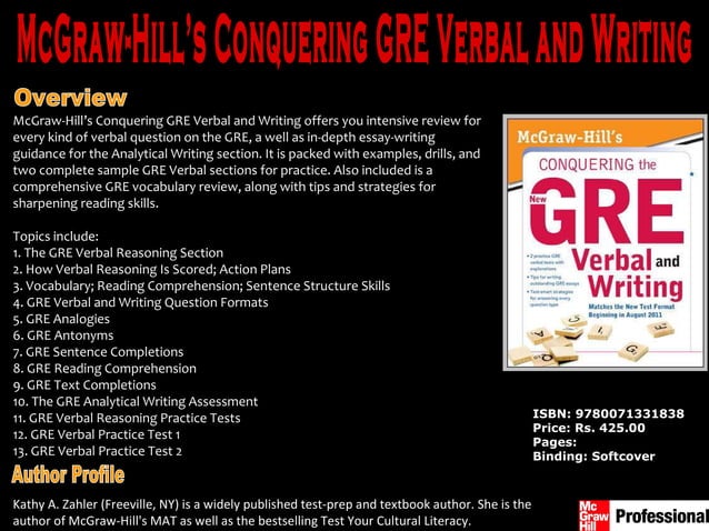 Gre gmat books | PPT