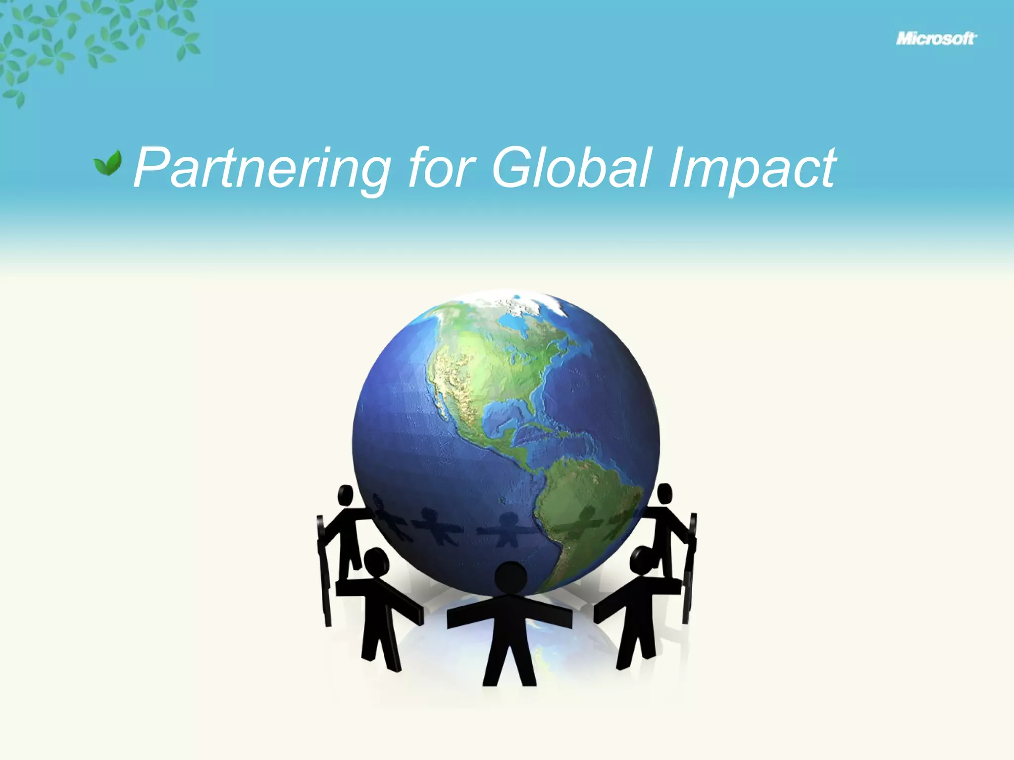 Partnering for Global Impact 