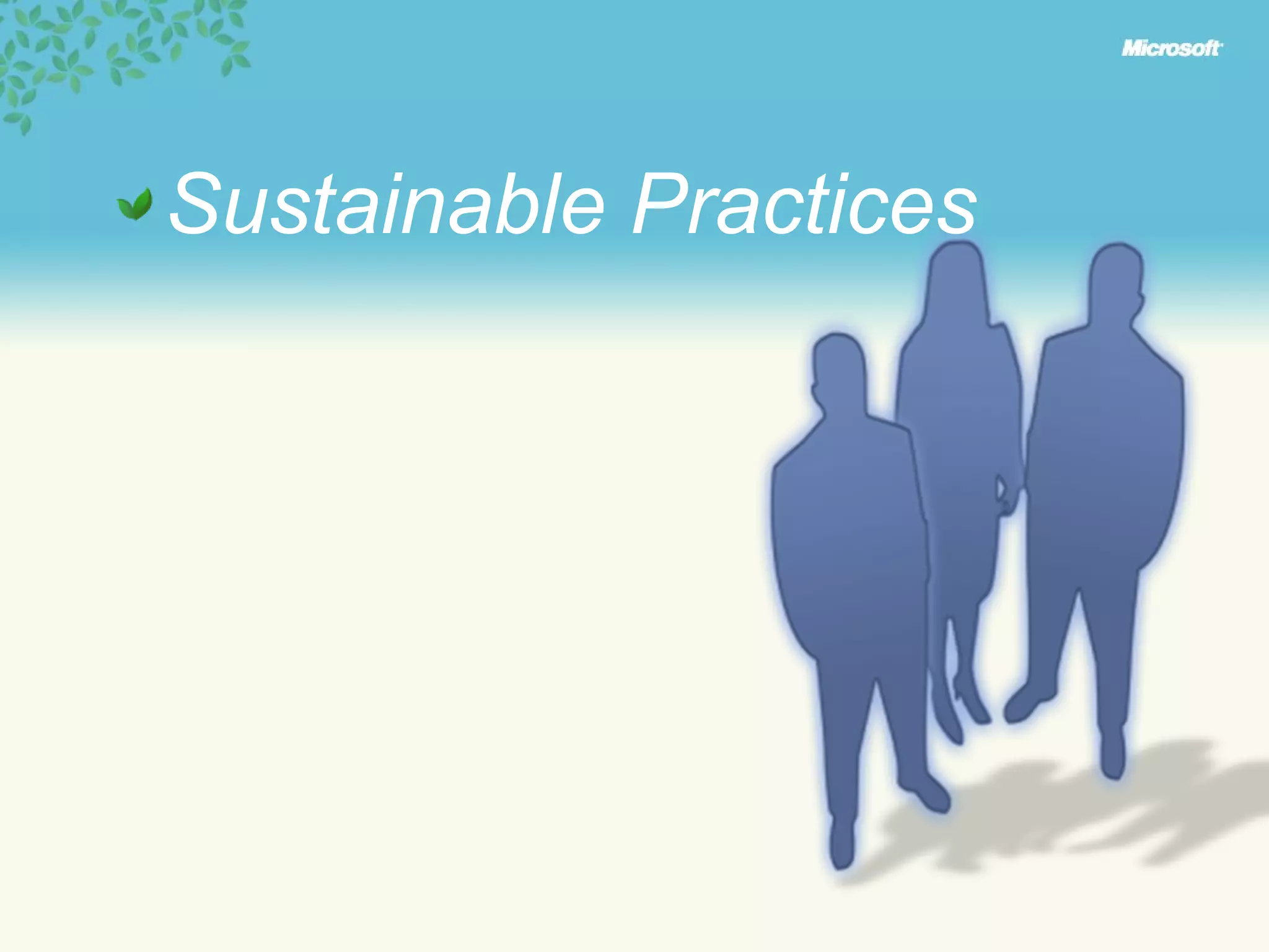 Sustainable Practices 