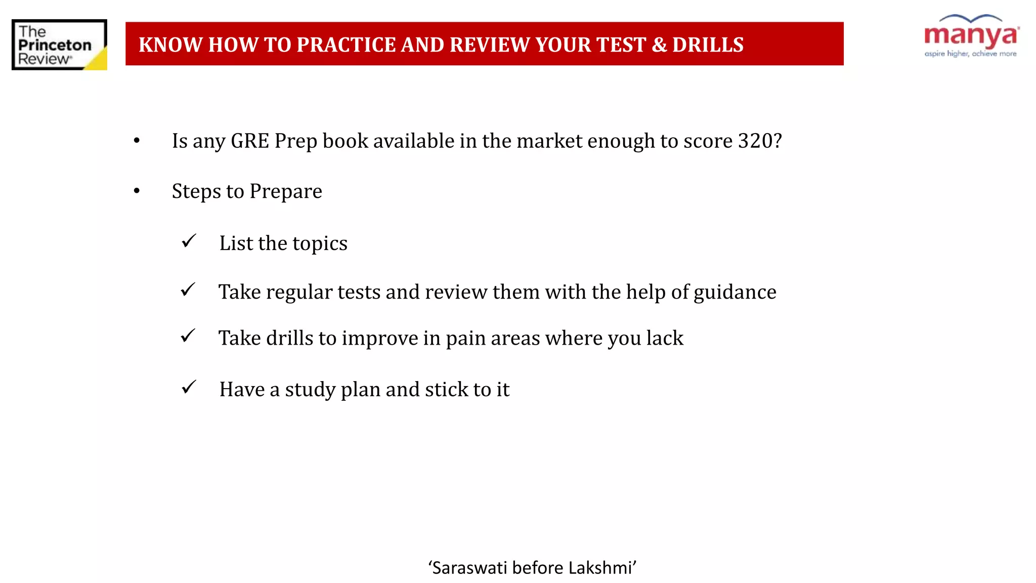 What does a score of 320 on the GRE mean? www.manyagroup.com