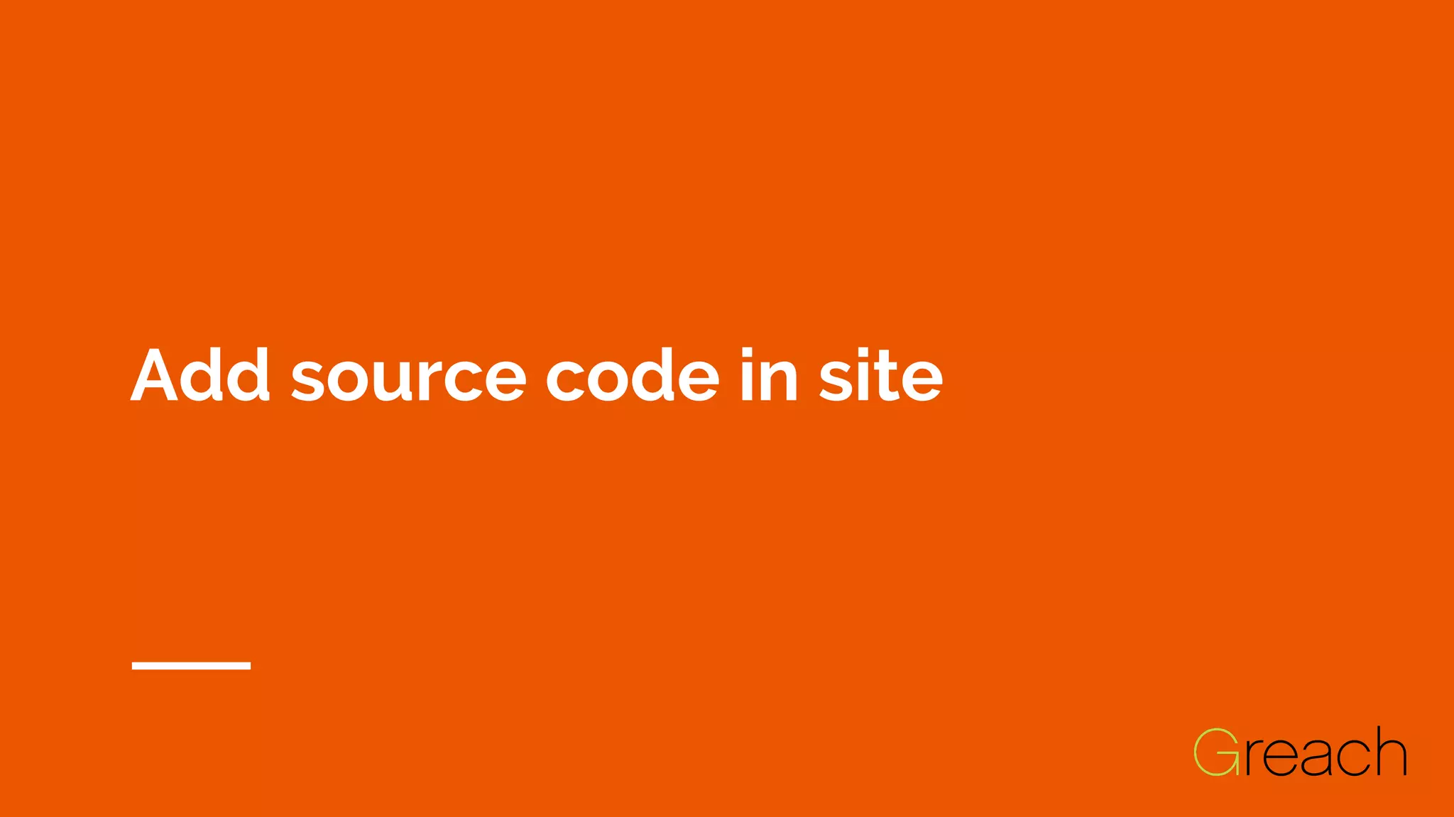 Add source code in site
 