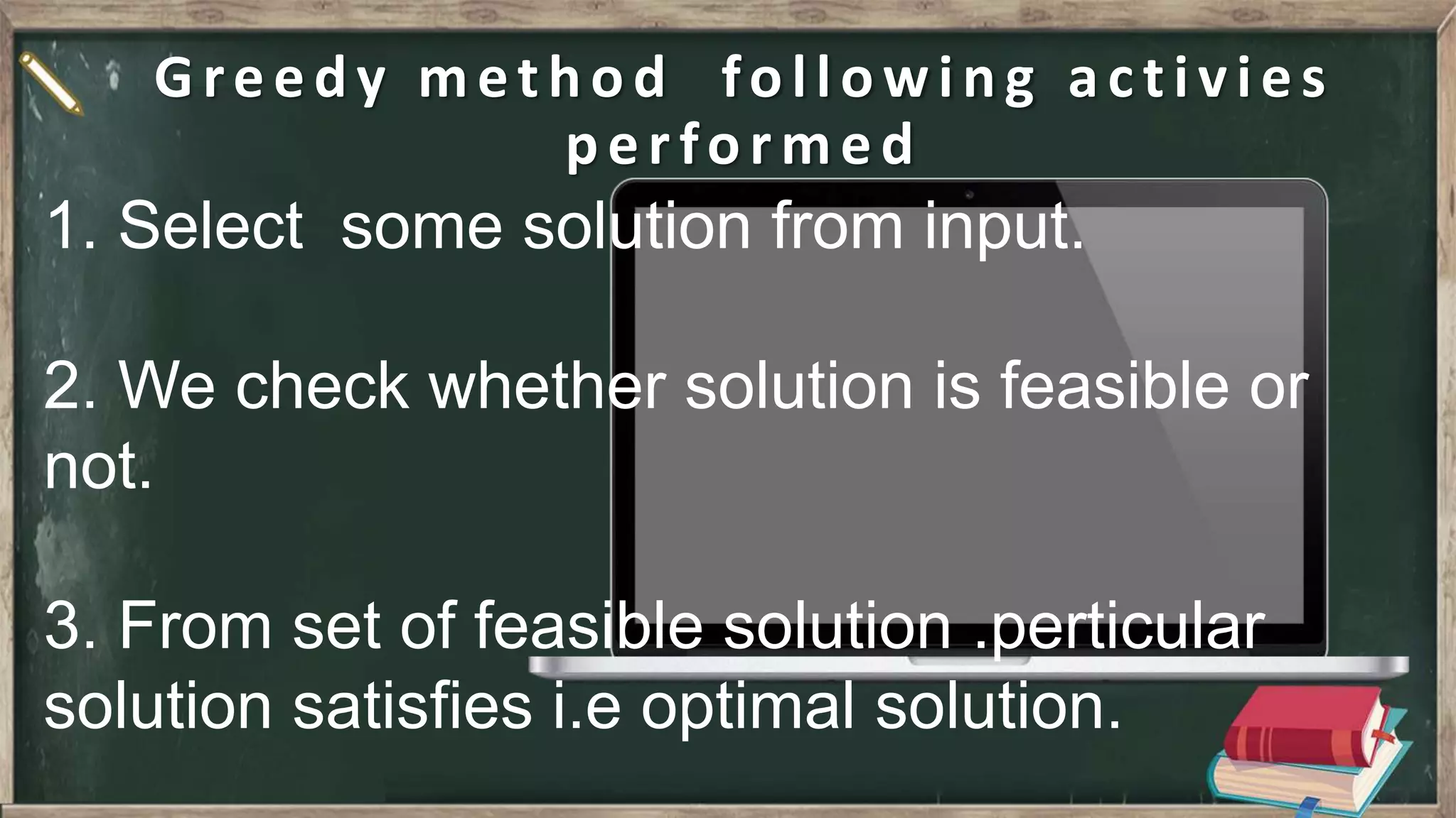 Greedy technique. | PPTX