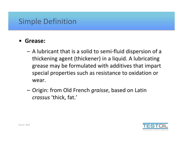 Grease Fundamentals and Analysis | PDF | Chemistry | Science