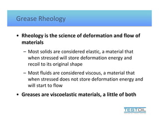 Grease Fundamentals and Analysis | PDF