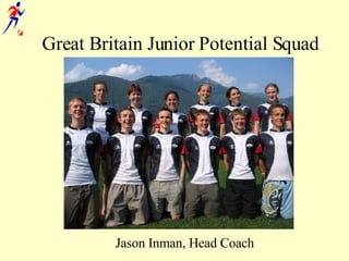 Great Britain Junior Potential Squad Jason Inman, Head Coach 