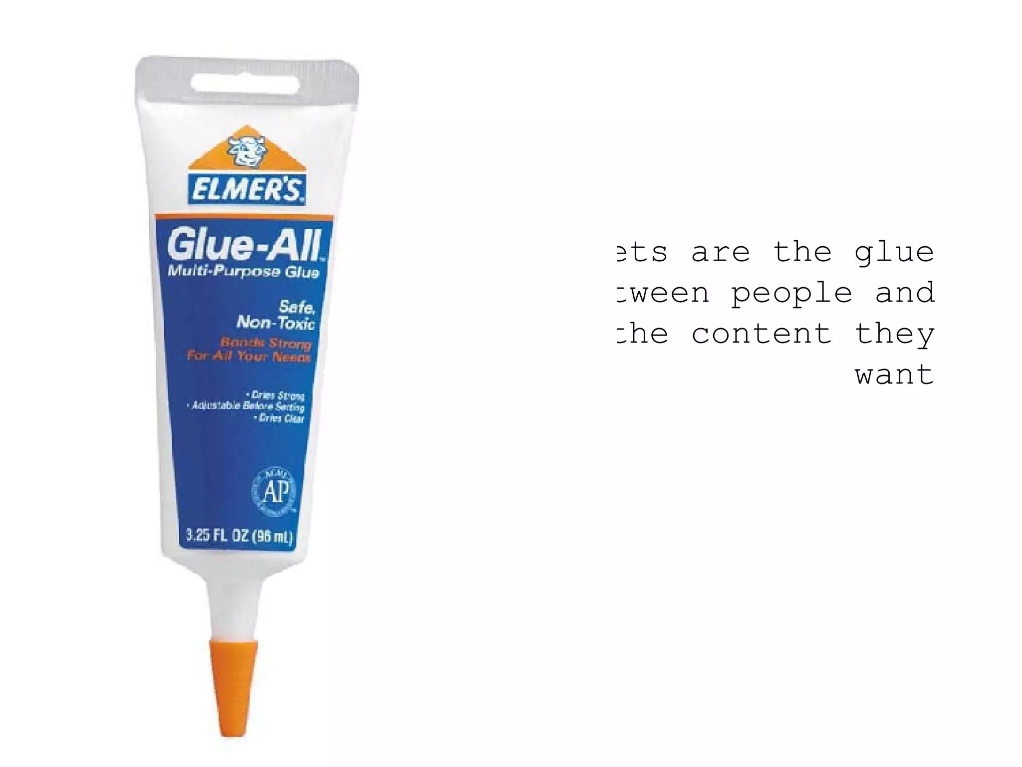 Widgets are the glue between people and the content they want 