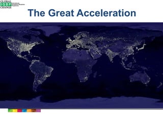 The Great Acceleration 