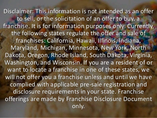 Rhode Island Franchise Disclosure Requirements Rhode Island Franchise Disclosure Requirements