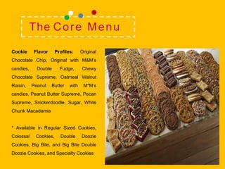 Great American Cookies International Franchise Sales Brochure | PDF