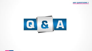 ANY QUESTIONS ?
 
