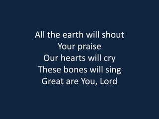 Great are you Lord | PPTX