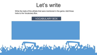 Lesson For Atghlets Great Athletes - English Lesson Power Point.pptx