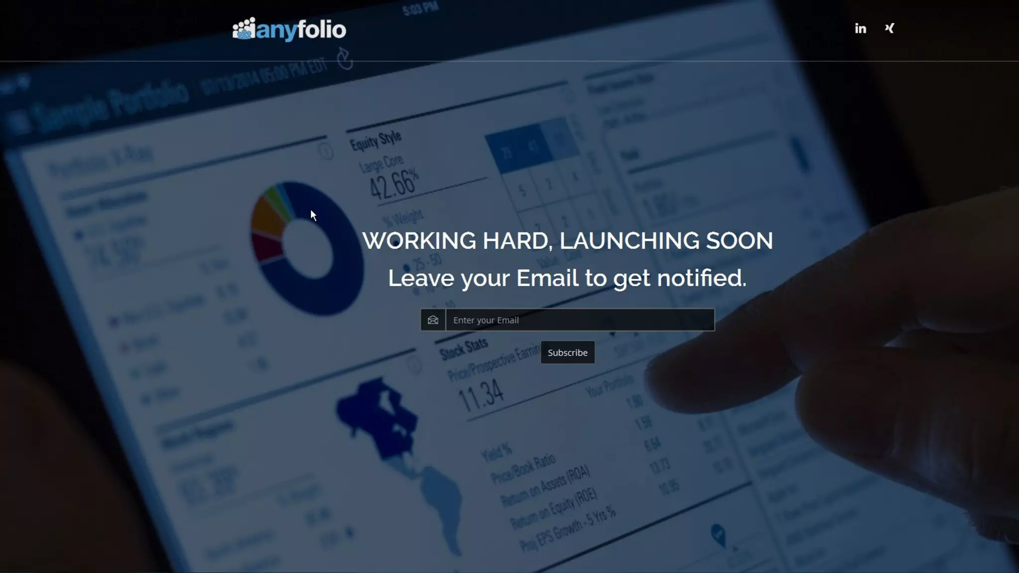 43Great Banking Experience by Service Design www.uxessible.com
Model 3b Example: AnyfolioModel 3b Example: Anyfolio
 