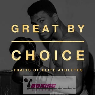 Great by choice - traits of elite athletes 