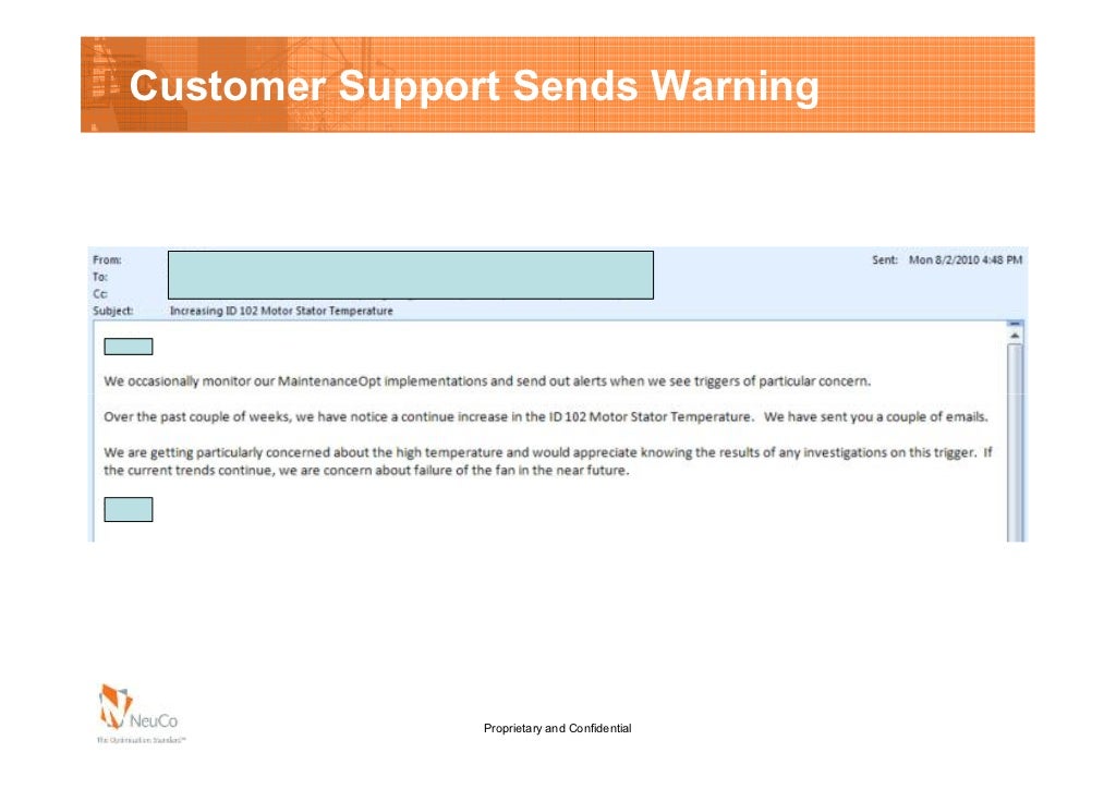 NeuCo s MaintenanceOpt Great Catches