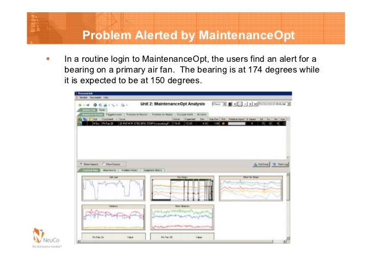 NeuCo s MaintenanceOpt Great Catches