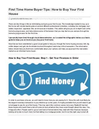 First Time Home Buyer Tips How To Buy Your First House
