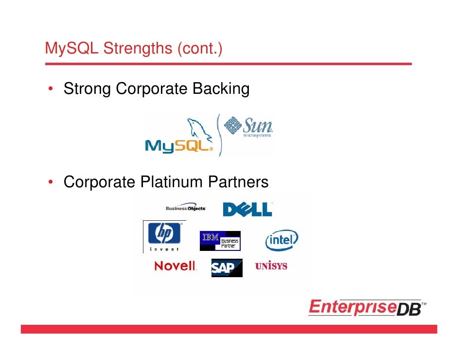 postgresql vs mysql