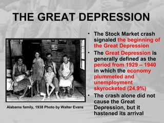 The Great Depression, edited