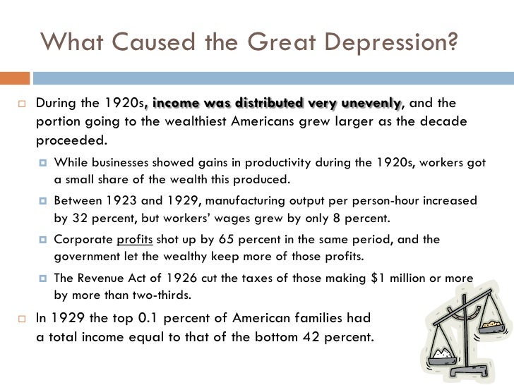the great depression what caused the great depression