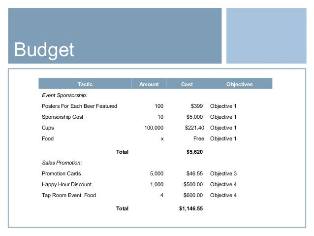 budget project for students